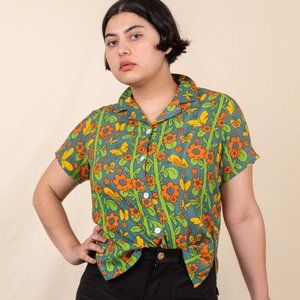 Big Bud Press Pantry Button Up - Butterfly Size S
